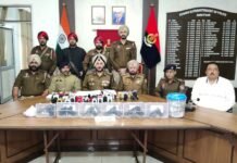 Punjab Police Busts Cross-Border Arms and Heroin Smuggling Module in Amritsar, Five Arrested Under ‘Gangster-Free Punjab’ Drive