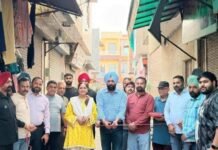 करमजीत सिंह रिंटू ने विधानसभा क्षेत्र उत्तरी में विकास कार्यों किया गया शुभारंभ ।