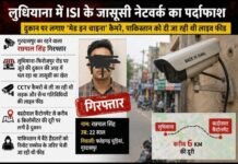 लुधियाना में पाकिस्तान के लिए कथित जासूसी का खुलासा, जूते की दुकान से CCTV की लाइव फीड भेजने का आरोप