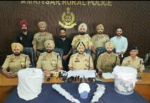 सीमा पार तस्करी के लिए अमरूद के बाग का इस्तेमाल कर रहे तीन आरोपी गिरफ्तार