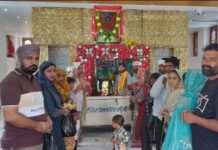 चविंडा देवी मंदिर में नवरात्रों के शुभ अवसर पर श्रद्धालु हुए नतमस्तक