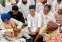सचिन पायलट ने मानसा में परविंदर सिंह झोटा के परिवार से की मुलाकात, पंजाब में नशे के खिलाफ सख्त कार्रवाई की मांग